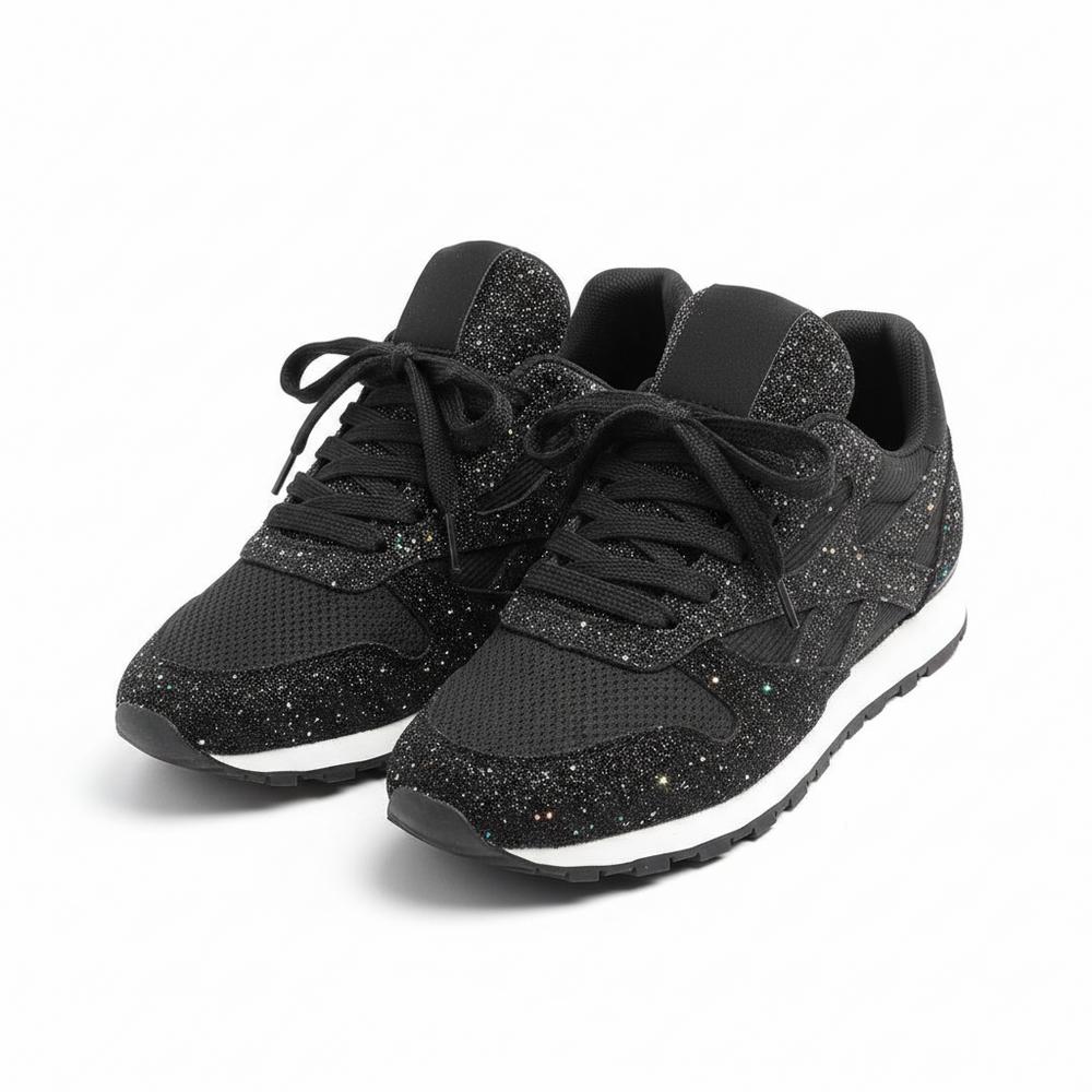 House of Sneaker - Manal | Glittering Textile Sneaker Women