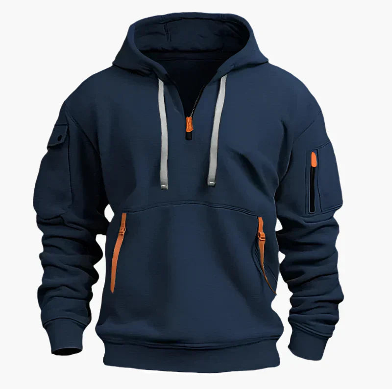 Men´s Hoodie with Zippered Pockets