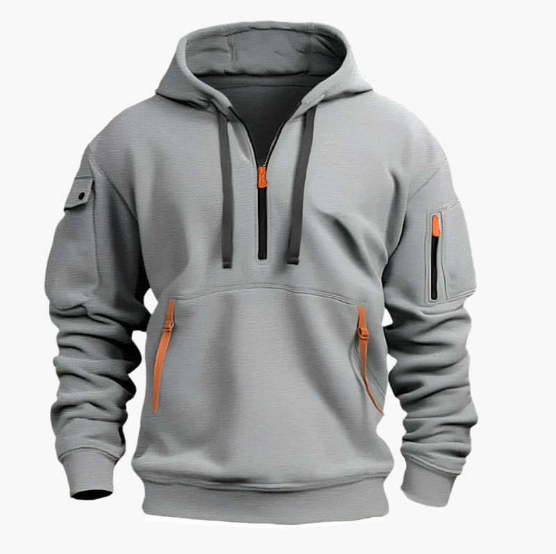 Men´s Hoodie with Zippered Pockets