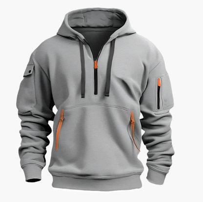 Men´s Hoodie with Zippered Pockets
