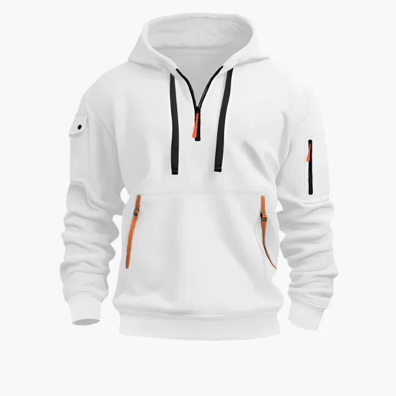 Men´s Hoodie with Zippered Pockets