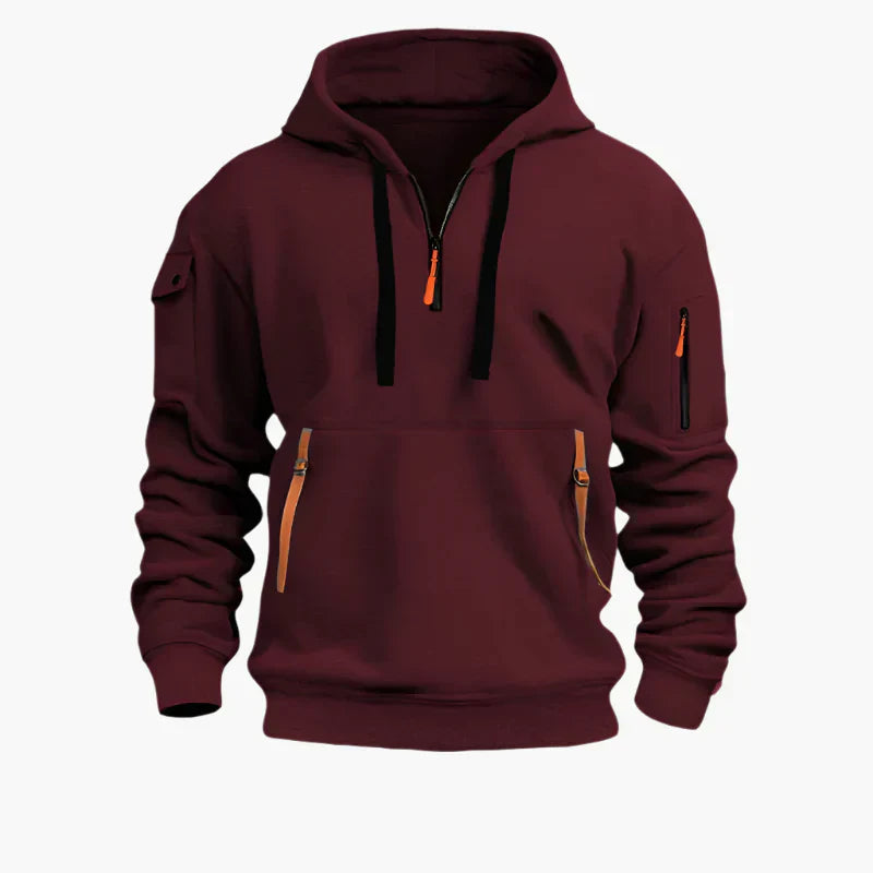 Men´s Hoodie with Zippered Pockets